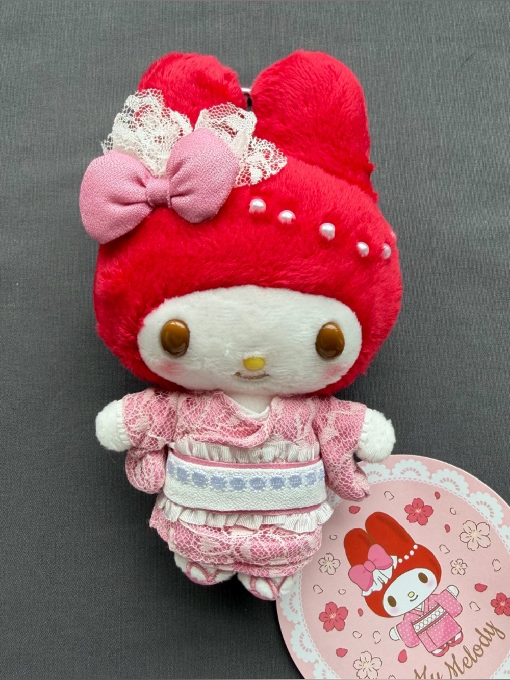 Sanrio My Melody with Kimono outfit keychain /plush